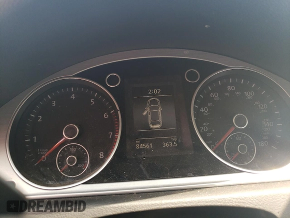 2014 Volkswagen CC R-Line with VIN WVWBN7ANXEE527633, listed as a Copart auction lot 67687694 with 84,561 mi miles and Salvage Title. Bid and sale history available at carsss.com. Image 9.