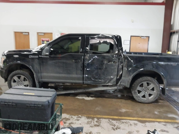 2018 Ford F-150 XL with VIN 1FTEW1EP7JFD50756, listed as a IAAI auction lot 41640685 with 72,965 mi miles. Bid and sale history available at carsss.com. Image 15.