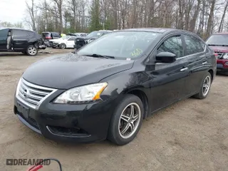2013 Nissan Sentra SV with VIN 3N1AB7AP8DL645901, listed as a IAAI auction lot 41948925 with 130,000 mi miles. Bid and sale history available at carsss.com. Image 2.