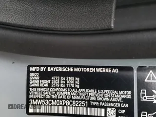 2023 BMW 2 Series M240i xDrive with VIN 3MW53CM0XP8C82251, listed as a Copart auction lot 65629752 with 1,134 mi miles and . Bid and sale history available at carsss.com. Image 10.