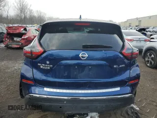 2021 Nissan Murano SL with VIN 5N1AZ2CS3MC121379, listed as a Copart auction lot 44755355 with 34,599 mi miles and Salvage Title. Bid and sale history available at DreamBid. Image 6.