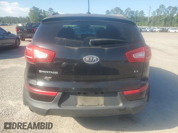 2011 Kia Sportage EX with VIN KNDPC3A29B7145281, listed as a Copart auction lot 54597505 with 32,468 mi miles and Salvage title. Bid and sale history available at DreamBid. Image 6.