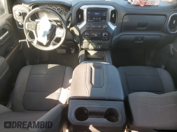 2021 Chevrolet Silverado 1500 LT Trail Boss with VIN 1GCPYFEDXMZ342045, listed as a Copart auction lot 48592785 with 51,789 mi miles and Salvage Title. Bid and sale history available at DreamBid. Image 8.
