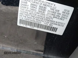 2024 Acura MDX Technology z VIN 5J8YE1H43RL025070, wystawiony jako IAAI lot #42038337 z przebiegiem 13 995 mil mil oraz . Historia ofert i sprzedaży dostępna na DreamBid. Obrazek 9.