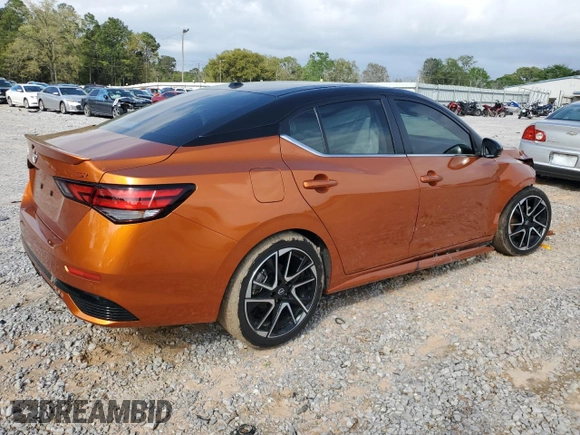 2024 Nissan Sentra SR z VIN 3N1AB8DV9RY232864, wystawiony jako Copart lot #50961445 z przebiegiem 15 483 mil mil oraz Szkoda całkowita • Salvage title. Historia ofert i sprzedaży dostępna na DreamBid. Obrazek 3.