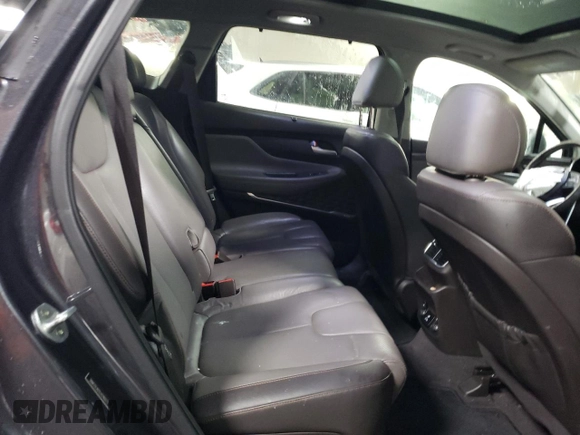 2020 Hyundai Santa Fe Limited with VIN 5NMS5CAD1LH246072, listed as a Copart auction lot 86332304 with 53,393 mi miles and Salvage Title. Bid and sale history available at carsss.com. Image 10.