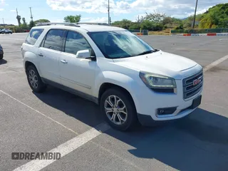 2014 GMC Acadia SLT z VIN 1GKKRRKD4EJ358632, wystawiony jako IAAI lot #42327817 z przebiegiem 105 780 mil mil oraz . Historia ofert i sprzedaży dostępna na DreamBid. Obrazek 1.
