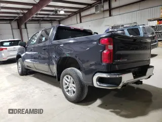2022 Chevrolet Silverado 1500 LT with VIN 1GCUDDED7NZ605127, listed as a Copart auction lot 46609705 with 78,212 mi miles and Salvage Title. Bid and sale history available at DreamBid. Image 2.