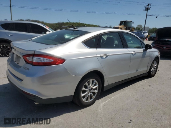 2016 Ford Fusion S with VIN 3FA6P0G7XGR263850, listed as a Copart auction lot 51940075 with 153,304 mi miles and Salvage Title. Bid and sale history available at carsss.com. Image 3.