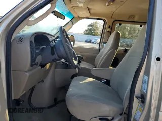 2007 Ford Econoline Passenger XL with VIN 1FBNE31L67DA55402, listed as a Copart auction lot 50595565 with 247,129 mi miles and Salvage Title. Bid and sale history available at carsss.com. Image 7.