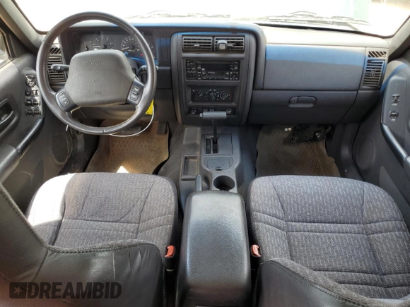 2001 Jeep Cherokee Sport with VIN 1J4FT48SX1L590135, listed as a Copart auction lot 53502945 with 362,941 mi miles and Non Repairable. Bid and sale history available at carsss.com. Image 8.