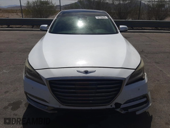 2018 Genesis G80 3.8L z VIN KMHGN4JE6JU225868, wystawiony jako Copart lot #52795435 z przebiegiem 130 974 mil mil oraz Szkody całkowita. Historia ofert i sprzedaży dostępna na DreamBid. Obrazek 5.