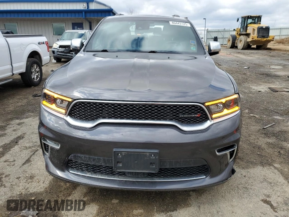 2021 Dodge Durango Citadel with VIN 1C4SDJET5MC788672, listed as a Copart auction lot 46443125 with 81,257 mi miles and Salvage title. Bid and sale history available at DreamBid. Image 5.