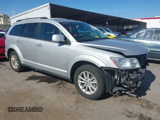 2014 Dodge Journey SXT z VIN 3C4PDCBG6ET115338, wystawiony jako IAAI lot #42328478 z przebiegiem 164 738 mil mil oraz . Historia ofert i sprzedaży dostępna na DreamBid. Obrazek 1.