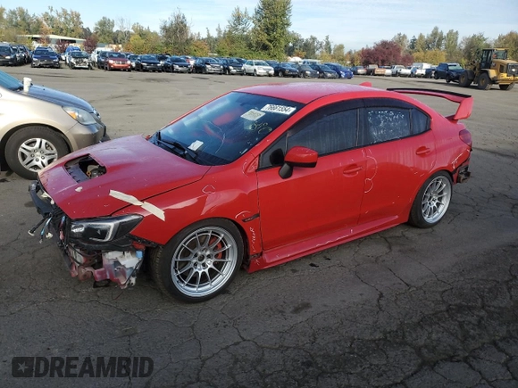2018 Subaru WRX Premium with VIN JF1VA1B67J9831394, listed as a Copart auction lot 76661554 with 50,627 mi miles and Salvage Title. Bid and sale history available at carsss.com. Image 1.