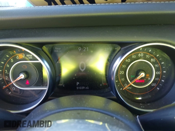 2019 Jeep Wrangler Unlimited Sahara with VIN 1C4HJXEN7KW641854, listed as a IAAI auction lot 41635091 with 51,039 mi miles and . Bid and sale history available at DreamBid. Image 7.