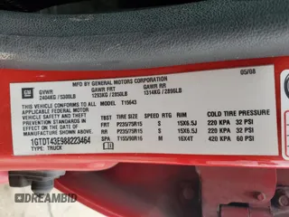 2008 GMC Canyon SLE2 with VIN 1GTDT43E988223464, listed as a Copart auction lot 72908174 with 202,319 mi miles and Clean Title. Bid and sale history available at carsss.com. Image 13.