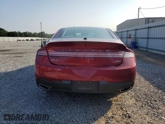 2014 Lincoln MKZ Hybrid with VIN 3LN6L2LUXER816096, listed as a Copart auction lot 59089415 with 52,977 mi miles and Salvage title. Bid and sale history available at DreamBid. Image 6.