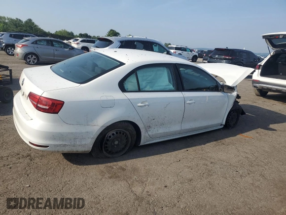 2015 Volkswagen Jetta S z VIN 3VW2K7AJ2FM309510, wystawiony jako Copart lot #60823955 z przebiegiem Nie podano mil oraz Szkoda całkowita • Salvage title. Historia ofert i sprzedaży dostępna na DreamBid. Obrazek 3.