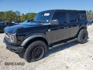 2022 Ford Bronco with VIN 1FMDE5BH6NLB01029, listed as a Copart auction lot 45603155 with 98,385 mi miles and Salvage Title. Bid and sale history available at carsss.com. Image 1.
