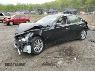 2015 Infiniti Q50 Premium с VIN JN1BV7AR1FM393334, выставлен на аукционе Copart как лот 53774125 с пробегом Не указан миль и Списание • Salvage title. История ставок и продаж доступна на DreamBid. Изображение 1.