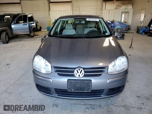 2009 Volkswagen Rabbit S with VIN WVWDA71K39W068097, listed as a Copart auction lot 88884305 with 134,312 mi miles and Salvage title. Bid and sale history available at DreamBid. Image 12.