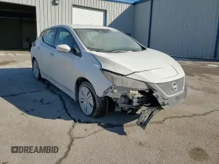 2022 Nissan LEAF S with VIN 1N4AZ1BV8NC563785, listed as a Copart auction lot 45876735 with 35,284 mi miles and Salvage Title. Bid and sale history available at DreamBid. Image 11.