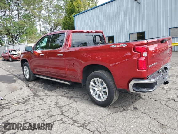 2024 Chevrolet Silverado 1500 LTZ with VIN 1GCUDGED8RZ133141, listed as a Copart auction lot 73213644 with 6,352 mi miles and Salvage Title. Bid and sale history available at DreamBid. Image 2.