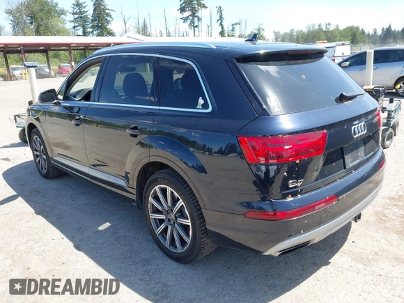 2017 Audi Q7 Prestige with VIN WA1VAAF72HD027809, listed as a IAAI auction lot 42356783 with 134,551 mi miles and . Bid and sale history available at DreamBid. Image 3.