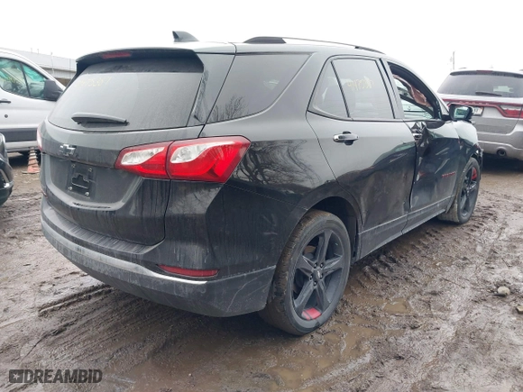 2021 Chevrolet Equinox Premier with VIN 2GNAXNEV4M6125086, listed as a IAAI auction lot 41475387 with 53,387 mi miles. Bid and sale history available at carsss.com. Image 4.