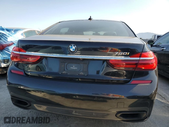 2019 BMW 7 Series 750i with VIN WBA7F0C58KGM25994, listed as a Copart auction lot 47277723 with 41,917 mi miles. Bid and sale history available at carsss.com. Image 6.