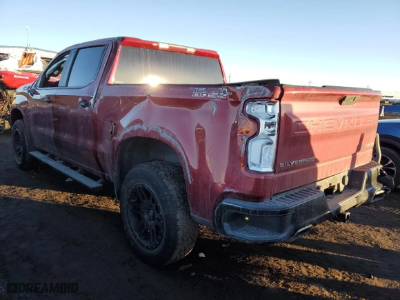 2019 Chevrolet Silverado 1500 Custom Trail Boss with VIN 3GCPYCEFXKG232674, listed as a Copart auction lot 43594595 with 83,558 mi miles and Salvage Title. Bid and sale history available at carsss.com. Image 2.