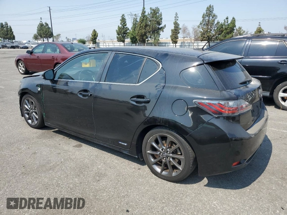 2012 Lexus CT 200h с VIN JTHKD5BH7C2116168, выставлен на аукционе Copart как лот 64315865 с пробегом 162 985 миль миль и Списание • Salvage title. История ставок и продаж доступна на DreamBid. Изображение 2.