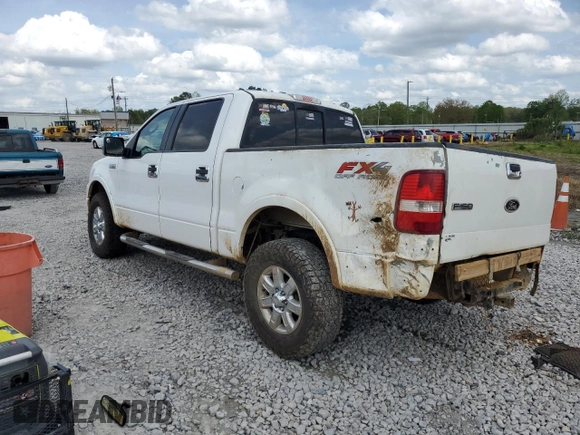 2006 Ford F-150 XLT with VIN 1FTPW14556FB54072, listed as a Copart auction lot 50732555 with 163,035 mi miles and Salvage Title. Bid and sale history available at carsss.com. Image 2.