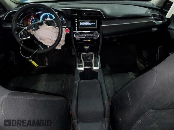 2017 Honda Civic EX-T with VIN 19XFC1E36HE031847, listed as a Copart auction lot 83383114 with 200,502 mi miles and Salvage Title. Bid and sale history available at DreamBid. Image 8.