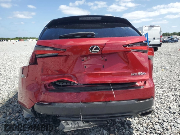 2020 Lexus NX 300 z VIN JTJAARBZXL2159292, wystawiony jako Copart lot #50950435 z przebiegiem 67 361 mil mil oraz Szkoda całkowita • Salvage title. Historia ofert i sprzedaży dostępna na DreamBid. Obrazek 6.
