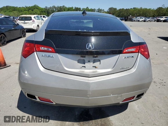 2010 Acura ZDX Tech Pkg with VIN 2HNYB1H4XAH503178, listed as a Copart auction lot 52559295 with 129,601 mi miles and Salvage Title. Bid and sale history available at carsss.com. Image 6.