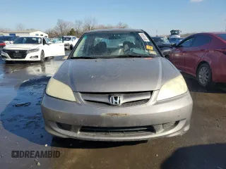 2004 Honda Civic LX with VIN 2HGES16584H560845, listed as a Copart auction lot 89105045 with Not Provided miles and Salvage Title. Bid and sale history available at DreamBid. Image 5.