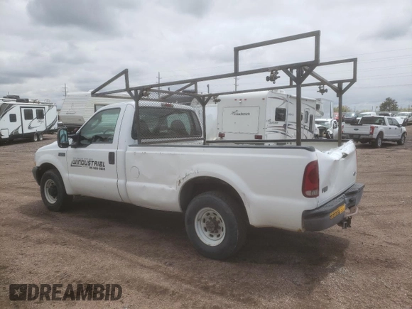 2004 Ford F-250 XL with VIN 3FTNF20L64MA01229, listed as a Copart auction lot 54612984 with 408,254 mi miles and Clean title. Bid and sale history available at DreamBid. Image 2.