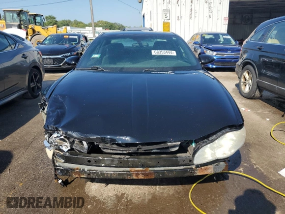 2003 Chevrolet Monte Carlo SS with VIN 2G1WX12K239350310, listed as a Copart auction lot 68353444 with 0 mi miles and Salvage Title. Bid and sale history available at carsss.com. Image 5.