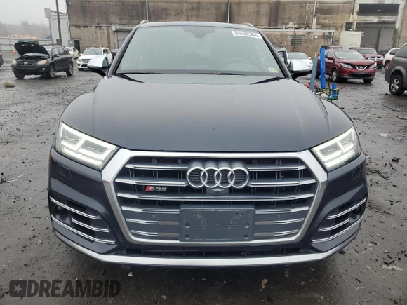 2018 Audi SQ5 Prestige with VIN WA1C4AFY9J2055843, listed as a Copart auction lot 84632594 with 46,838 mi miles and Salvage Title. Bid and sale history available at DreamBid. Image 5.