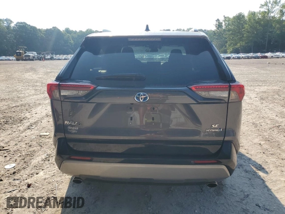 2022 Toyota RAV4 Hybrid SE with VIN 4T3T6RFV9NU096622, listed as a Copart auction lot 62356785 with 23,290 mi miles and Salvage title. Bid and sale history available at DreamBid. Image 6.