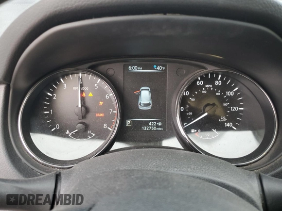 2017 Nissan Rogue S with VIN 5N1AT2MT0HC761872, listed as a Copart auction lot 50383615 with 132,750 mi miles and Salvage Title. Bid and sale history available at carsss.com. Image 9.