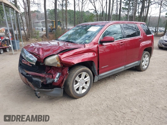 2012 GMC Terrain SLE-1 with VIN 2GKFLREK8C6358186, listed as a IAAI auction lot 41842769 with 190,527 mi miles. Bid and sale history available at carsss.com. Image 2.