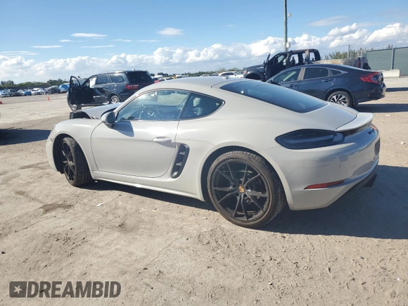 2024 Porsche 718 Cayman z VIN WP0AA2A82RK255106, wystawiony jako Copart lot #46917485 z przebiegiem 13 662 mil mil oraz Szkoda całkowita • Salvage title. Historia ofert i sprzedaży dostępna na DreamBid. Obrazek 2.