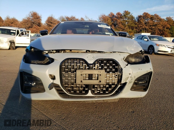 2023 BMW 4 Series 430i xDrive with VIN WBA43AT0XPCL59517, listed as a Copart auction lot 72859063 with 8,653 mi miles and Salvage Title. Bid and sale history available at DreamBid. Image 5.