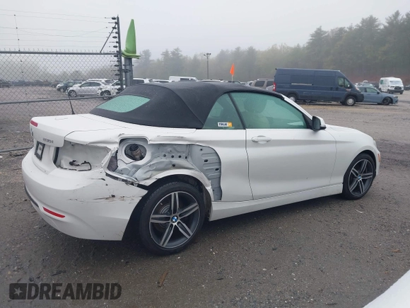 2017 BMW 2 Series with VIN WBA2M9C3XH7A47692, listed as a IAAI auction lot 42172525 with 69,504 mi miles and . Bid and sale history available at DreamBid. Image 14.