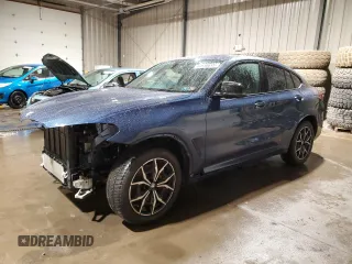2024 BMW X4 M40i with VIN 5UX43DT04R9U24736, listed as a Copart auction lot 48940615 with 23,363 mi miles and Salvage Title. Bid and sale history available at carsss.com. Image 1.