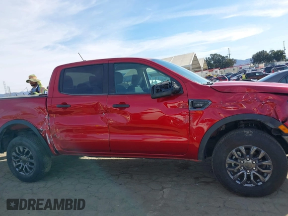 2021 Ford Ranger XL with VIN 1FTER4EH5MLD23952, listed as a IAAI auction lot 41654865 with 44,713 mi miles. Bid and sale history available at carsss.com. Image 13.