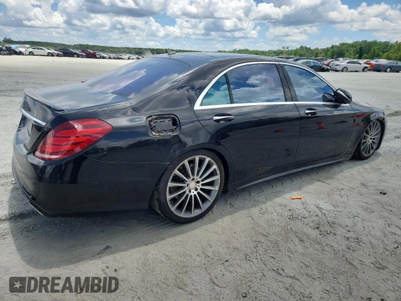 2015 Mercedes-Benz S 550 with VIN WDDUG8CBXFA103475, listed as a Copart auction lot 65389185 with 156,642 mi miles and Clean title. Bid and sale history available at DreamBid. Image 3.